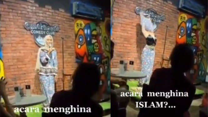 Lepas Hijab dan Baju di Depan Umum, Komika Wanita Malaysia Dituding Hina Islam